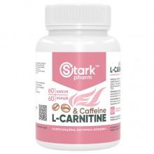 Жиросжигатель для спорта Stark Pharm L-Carnitine & Caffeine Complex 560 mg 60 Caps