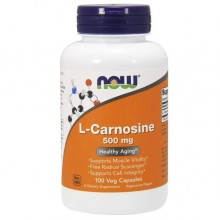 Карнозин NOW Foods Carnosine 500 mg 100 Veg Caps