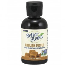 Заменитель сахара NOW Foods Better Stevia Liquid Sweetener 2 fl oz 60 ml English Toffee