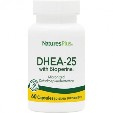 ДГЭА Nature's Plus DHEA-25 With Bioperine 60 Veg Caps