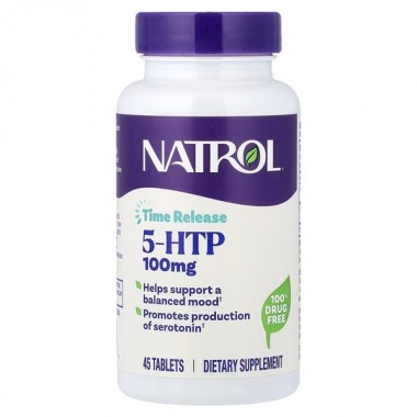 Триптофан Natrol 5-HTP 100 mg 45 Tabs NTL-05228