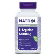 Аргинин Natrol L-Arginine 5000 mg 90 Tabs NTL-05234