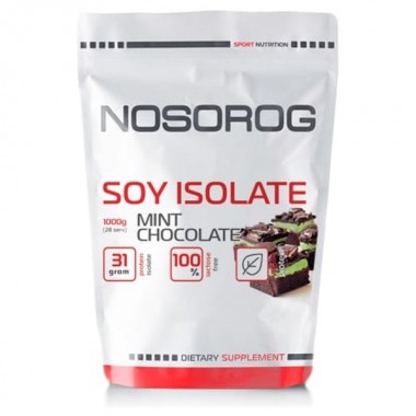 Протеин Nosorog Nutrition Soy isolate 1000 g /28 servings/ Chocolate Mint Протеин Nosorog Nutrition Soy isolate 1000 g /28 servings/ Chocolate Mint