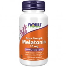 Мелатонин для сна NOW Foods Melatonin 10 mg 100 Veg Caps Мелатонин для сна NOW Foods Melatonin 10 mg 100 Veg Caps