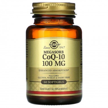 Коэнзим Solgar Megasorb CoQ-10 100 mg 60 Softgels SOL-00952