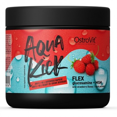 Хондропротектор (для спорта) OstroVit Aqua Kick Flex 300 g /30 servings/ Strawberry