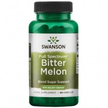 Смесь экстрактов Swanson Bitter Melon 500 mg 60 Caps Смесь экстрактов Swanson Bitter Melon 500 mg 60 Caps