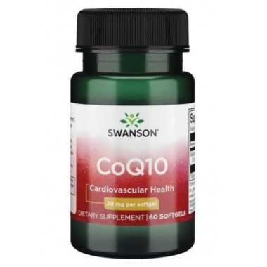 Коэнзим Swanson CoQ10 30 mg 60 Softgels