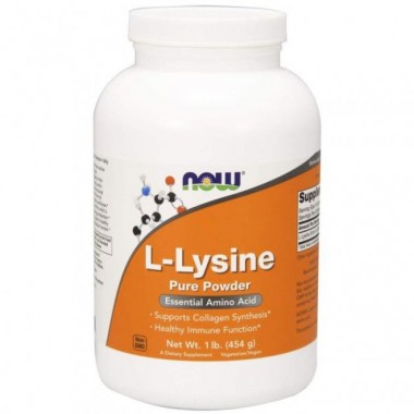 Лизин NOW Foods L-Lysine Powder 454 g /822 servings/
