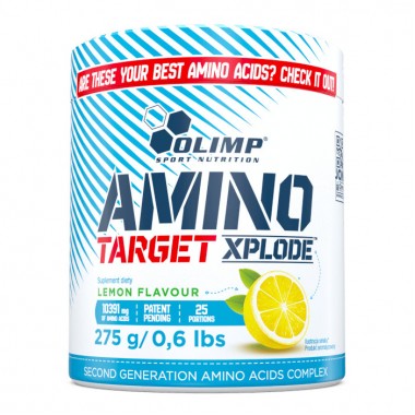 Аминокомплекс для спорта Olimp Nutrition Amino Target Xplode 275 g /25 servings/ Lemon Аминокомплекс для спорта Olimp Nutrition Amino Target Xplode 275 g /25 servings/ Lemon