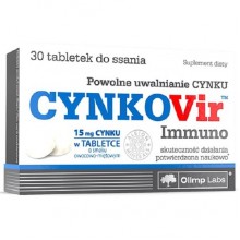 Микроэлемент Цинк для спорта Olimp Nutrition Cynkovir Immuno 30 Tabs