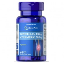 Экстракт босвеллии Puritan's Pride Boswellia 300 mg and Turmeric 300 mg 60 Tabs