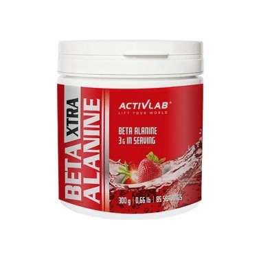 Бета-аланин для спорта Activlab Beta Alanine 300 g /85 servings/ Strawberry Бета-аланин для спорта Activlab Beta Alanine 300 g /85 servings/ Strawberry