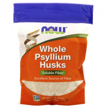 Клетчатка NOW Foods Whole Psyllium Husks 454 g /45 servings/