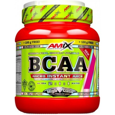 Аминокислота BCAA для спорта Amix Nutrition BCAA Micro Instant Juice 400+100 g /50 servings/ Orange