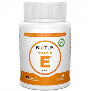 Витамин E Biotus Vitamin Е 100 МЕ 60 Caps BIO-530579