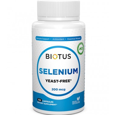 Селен Biotus Selenium 200 mcg 100 Caps BIO-530852 Селен Biotus Selenium 200 mcg 100 Caps BIO-530852