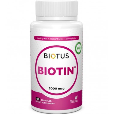 Биотин Biotus Biotin 5000 mcg 100 Caps BIO-530319
