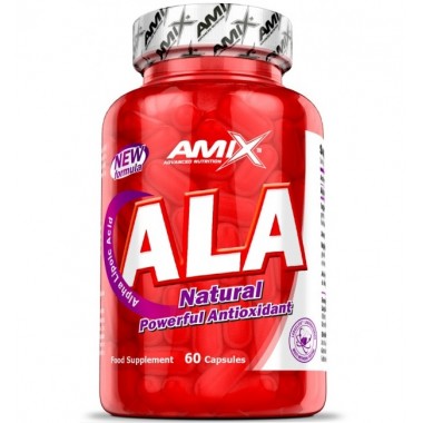 Альфа-липоевая кислота для спорта Amix Nutrition ALA 200 mg 60 Caps