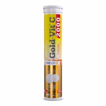 Витамин C для спорта Olimp Nutrition Gold-Vit C 2000 20 effervescent tabs Lemon