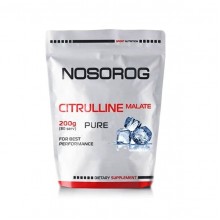 Цитруллин для спорта Nosorog Nutrition Citrulline Malate 200 g /80 servings/ Pure Цитруллин для спорта Nosorog Nutrition Citrulline Malate 200 g /80 servings/ Pure