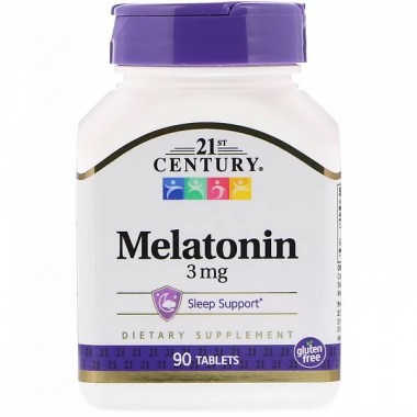 Мелатонин для сна 21st Century Melatonin 3 mg 90 Tabs