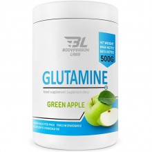 Глютамин для спорта Bodyperson Labs Glutamine 500 g /100 servings/ Apple