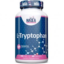 Триптофан Haya Labs L-Tryptophan 500 mg 60 Caps Триптофан Haya Labs L-Tryptophan 500 mg 60 Caps