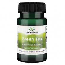 Зеленый чай Swanson Green Tea 500 mg 30 Caps