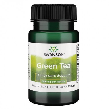 Зеленый чай Swanson Green Tea 500 mg 30 Caps