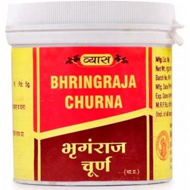 Комплекс для кожи, волос, ногтей Vyas Bhringaraj Churna 100 g /33 servings/