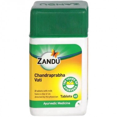Урологический препарат Zandu Chandraprabha Vati 40 Tabs