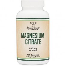 Микроэлемент Магний Double Wood Magnesium Citrate 800 mg 180 Caps