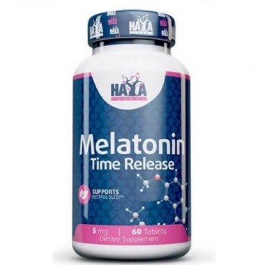 Мелатонин для сна Haya Labs Melatonin (Time Release) 5 mg 60 Tabs