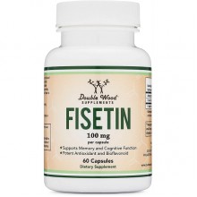 Комплекс для профилактики работы головного мозга Double Wood Fisetin 100 mg 60 Caps Комплекс для профилактики работы головного мозга Double Wood Fisetin 100 mg 60 Caps