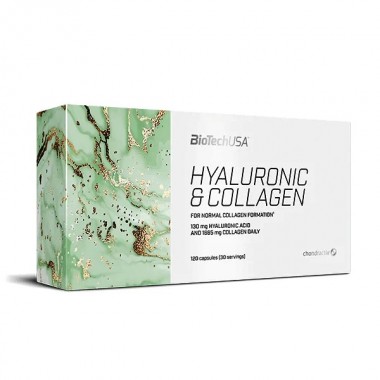 Хондропротектор (для спорта) BioTechUSA Hyaluronic Collagen 120 Caps Хондропротектор (для спорта) BioTechUSA Hyaluronic Collagen 120 Caps