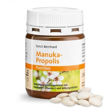 Натуральная добавка для иммунитета Sanct Bernhard Manuka-Propolis 150 Lozenges