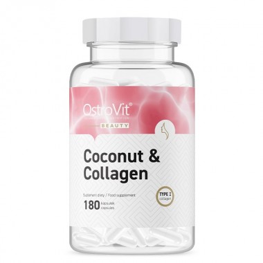 Хондропротектор (для спорта) OstroVit Coconut & Collagen 180 Caps