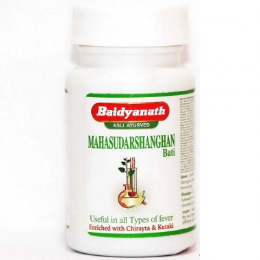 Смесь экстрактов Baidyanath Mahasudarshan Ghan Bati 40 Tabs