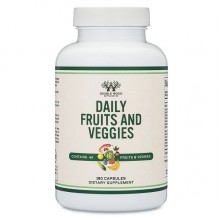 Смесь экстрактов Double Wood Daily Fruits and Veggies 180 Caps Смесь экстрактов Double Wood Daily Fruits and Veggies 180 Caps