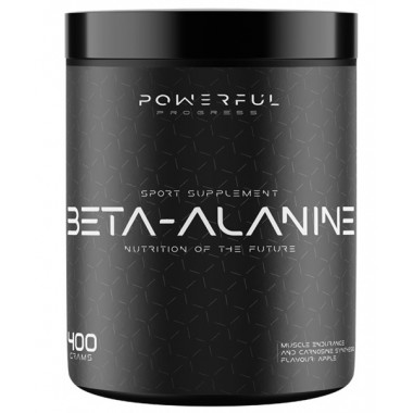 Бета-аланин для спорта Powerful Progress Beta-Alanine 400 g /160 servings/ Apple