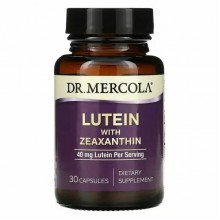 Комплекс для профилактики зрения Dr. Mercola Lutein with Zeaxanthi 40 mg 30 Caps Комплекс для профилактики зрения Dr. Mercola Lutein with Zeaxanthi 40 mg 30 Caps