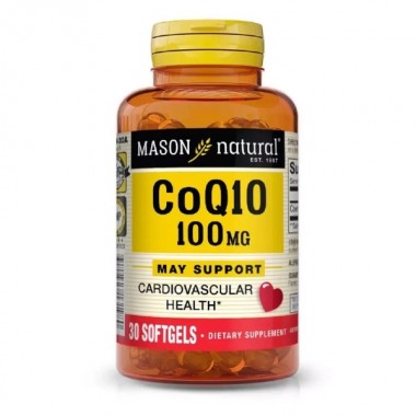 Коэнзим Mason Natural CO Q10 100 mg 30 Caps