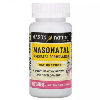 Витамины для беременных Mason Natural Masonatal Prenatal Formulation 100 Tabs Витамины для беременных Mason Natural Masonatal Prenatal Formulation 100 Tabs