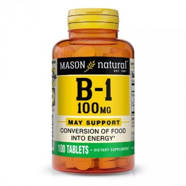 Тиамин Mason Natural Vitamin B1 100 mg 100 Tabs