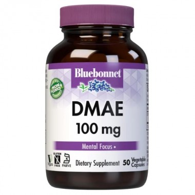 Диметиламиноэтанол Bluebonnet Nutrition DMAE 100 mg 50 Veg Caps