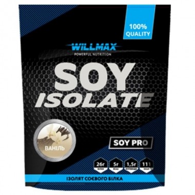 Протеин Willmax Soy isolate 900 g /30 servings/ Vanilla