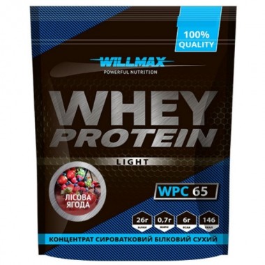 Протеин Willmax Whey Protein 65 1000 g /25 servings/ Wild Berry