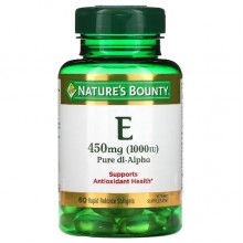 Витамин E Nature's Bounty Vitamin E 1000 IU 60 Caps