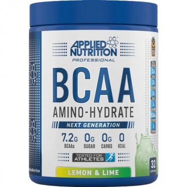 Аминокислота BCAA для спорта Applied Nutrition Bcaa Amino Hydrate 450 g /32 servings/ Lemon Lime